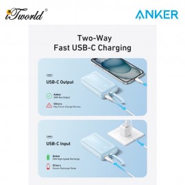 Anker Zolo Power Bank (20K30W Build in USB-C Cable) - Black A1689