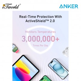 Anker Zolo Power Bank (20K30W Build in USB-C Cable) - Black A1689
