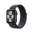 (2024) Apple Watch SE GPS 40mm Midnight Aluminium Case with Ink Sport Loop MXEA3...