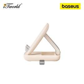 Baseus Seashell Series Folding Phone Stand (with Mirror) - Beige 6932172629915
