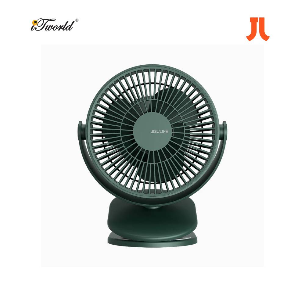 JISULIFE Clip on fan-Green FA18S 6975061532163