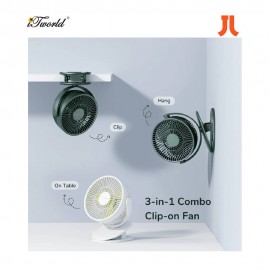 JISULIFE Clip on fan-Green FA18S 6975061532163