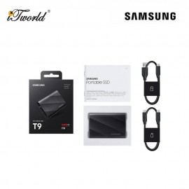 Samsung Portable SSD T9 USB 3.2 Gen2x2 4TB - Black