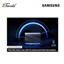 Samsung Portable SSD T9 USB 3.2 Gen2x2 4TB - Black