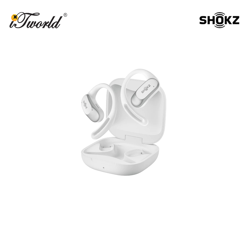 Shokz OpenFit Air Open-Ear True Wireless Earbuds - White T511-ST-WT 810092678670