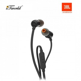 JBL T110 In-Ear Headphones Black 050036335560