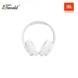 JBL T720BT Wireless Over-Ear Headphones - White 050036395090