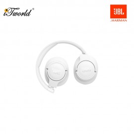 JBL T720BT Wireless Over-Ear Headphones - White 050036395090