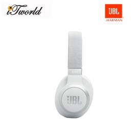 JBL LIVE 770NC Wireless Over-Ear NC Headphones-White 050036397513