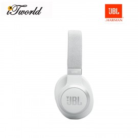 JBL LIVE 770NC Wireless Over-Ear NC Headphones-White 050036397513