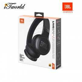 JBL LIVE 670NC Wireless Over-Ear NC Headphones-Black 050036397629
