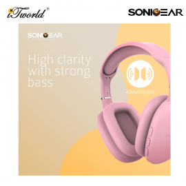 SonicGear Airphone 6 Headset Peach