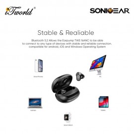 SonicGear EARPUMP TWS 16 ANC - Mint 8886411930547