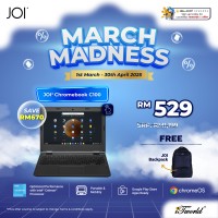 JOI Chromebook C100 (N4120,4GB,64GB,11.6 Inches Touch) QC-C100 Laptop