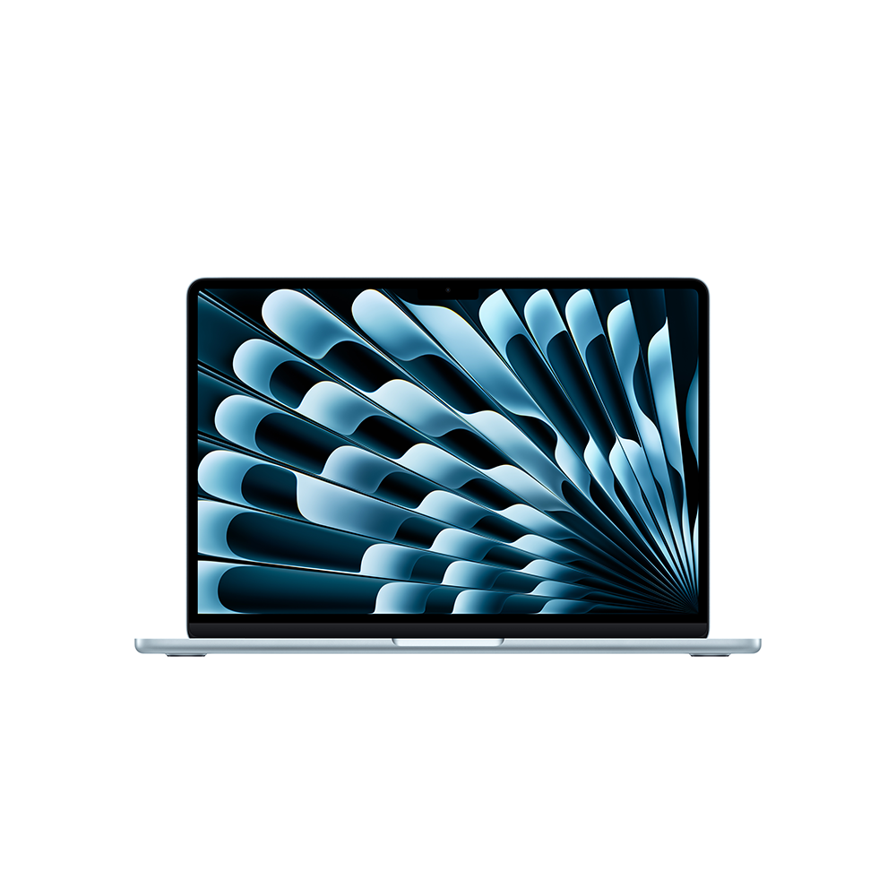 Apple 13-inch MacBook Air, M4 chip with 10-core CPU and 10-core GPU, 24GB, 512GB SSD - Sky Blue