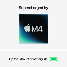 Apple 13-inch MacBook Air, M4 chip with 10-core CPU and 8-core GPU, 16GB, 256GB SSD - Sky Blue
