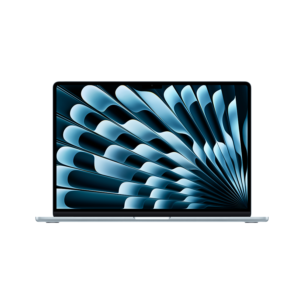 Apple 15-inch MacBook Air, M4 chip with 10-core CPU and 10-core GPU, 24GB, 512GB SSD - Sky Blue