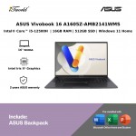 ASUS Vivobook 16 A1605Z-AMB2141WMS Laptop (Intel  ® Core™ i5-12500H | 16” WUXGA | 16GB RAM | 512GB SSD | Intel Iris Xᵉ Graphics | Windows 11 Home) 
