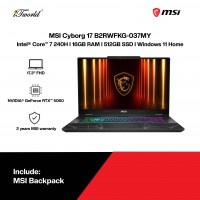 [Pre-order] MSI Cyborg 17 B2RWFKG-037MY Gaming Laptop (Intel??® Core™ 7 processor 240H | 17.3" FHD | 16GB RAM | 512GB SSD | NVIDIA??® GeForce RTX™ 5060 | Windows 11 Home) [ETA: 3-5 working days]
