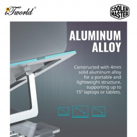 COOLER MASTER ERGOSTAND AIR NOTEBOOK STAND SIL - CM-MNX-SSEW-NNNNN-R1