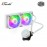 Cooler Master MasterLiquid 240L Core ARGB White CPU Liquid Cooler (CM-MLW-D24M-A...
