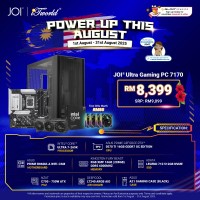 JOI Ultra Gaming PC 7170 (Intel core Ultra 7-265K /16GB RAM/512GB SSD/RTX5070TI/DOS