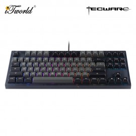 Tecware Veil 87 Pre-Built Pearl Tactile Switch Mechanical Keyboard - Black TWKB-VEIL87BK-TAC