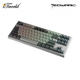 Tecware Phantom+ Elite 87 RGB White Mechanical Keyboard - Wraith Brown Switch (TWKB-PE87PZT-WHWBR)