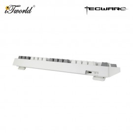 Tecware Phantom+ Elite 87 RGB White Mechanical Keyboard - Wraith Brown Switch (TWKB-PE87PZT-WHWBR)
