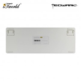 Tecware Phantom+ Elite 87 RGB White Mechanical Keyboard - Wraith Brown Switch (TWKB-PE87PZT-WHWBR)