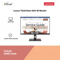 (Ready stock) Lenovo ThinkVision S24i-30 23.8" Monitor 63DEKAR3WW