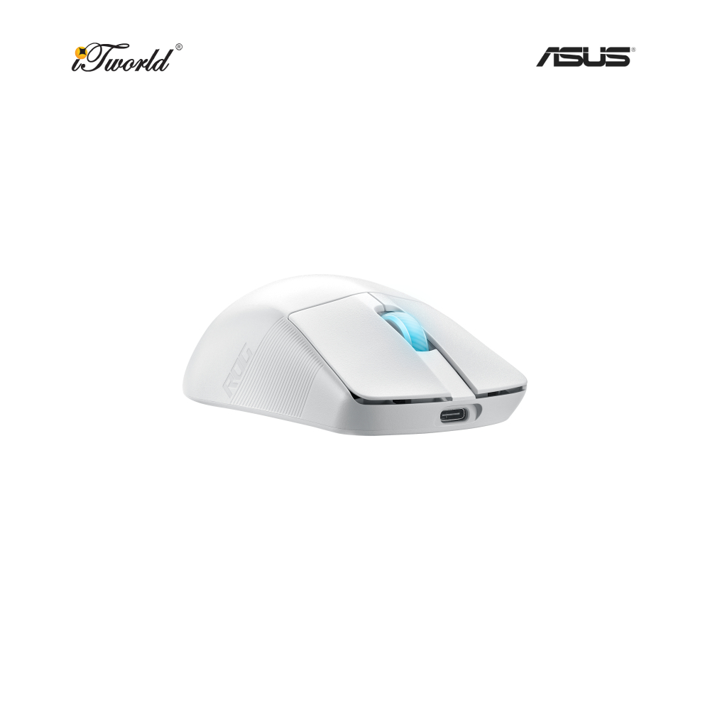 ASUS ROG P713 Harpe Ace Aim Lab Edition Wireless Gaming Mouse – White (90MP02W0-BMUA10)
