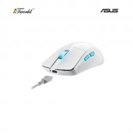 ASUS ROG P713 Harpe Ace Aim Lab Edition Wireless Gaming Mouse – White (90MP02W0-BMUA10)