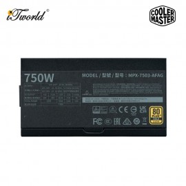 Cooler Master GX II Gold 750W Full Modular ATX 3 Power Supply (CM-MPX-7503-AFAG-2BUK)