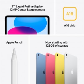 Apple 11-inch iPad A16 Wi-Fi 128GB - Silver
