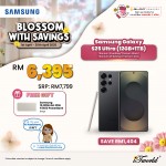 (Ready stock) Samsung Galaxy S25 Ultra (12GB+1TB) Titanium SilverBlue (SM-S938BZBQXME)